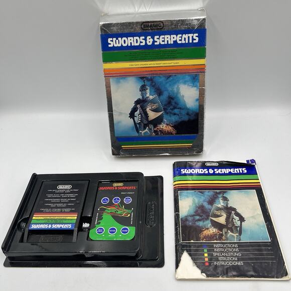 Vintage Intellivision Demon Attack - Box, Manual & Cartridge - Picture 3 of 16